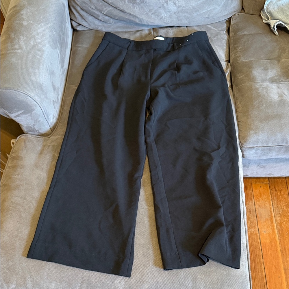 Abercrombie & Fitch Black Wide Leg Pants